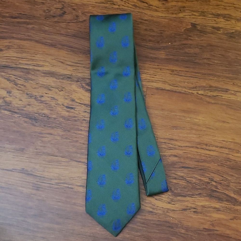 Robert Talbott Green Blue Men's Silk Tie Trendy Workcore Business Event Casual